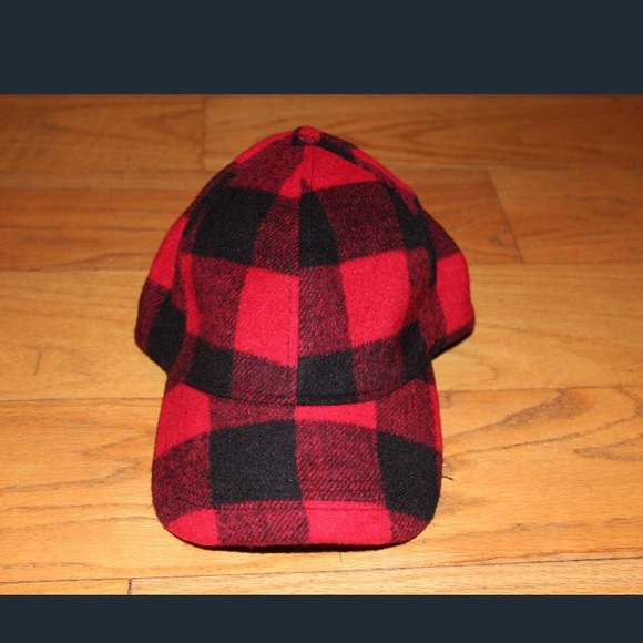 Red Buffalo Check ball cap - Picture 2 of 3
